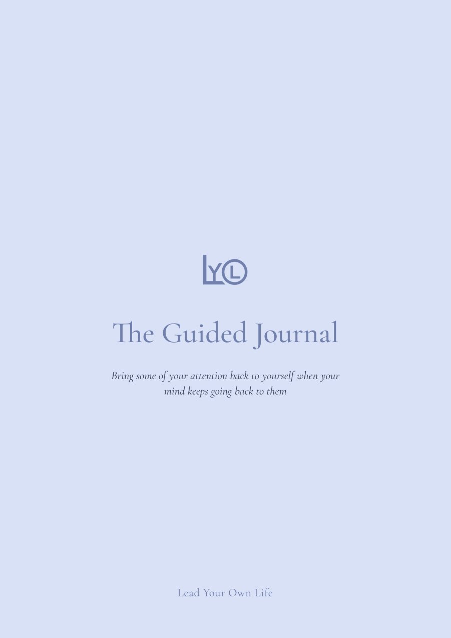 Cover of The Guided Journal, a free printable journal from Lead Your Own Life